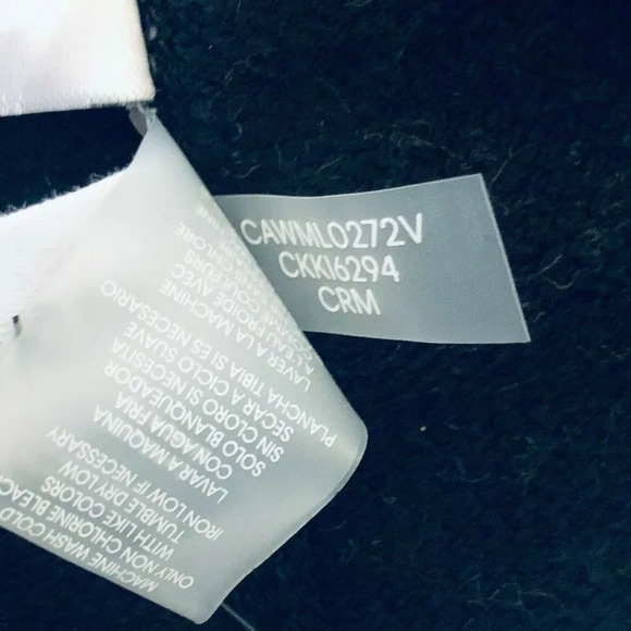 Calvin Klein Womens White Black Neck Warmer Infinity Loop Scarf One Size - Picture 3 of 8